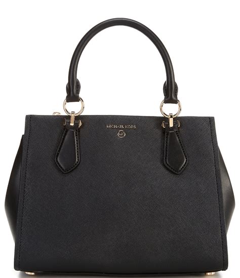 michael kors saffiano small satchel|michael kors marilyn medium saffiano.